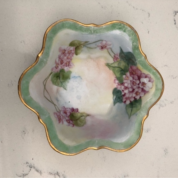 Victorian Porcelain Hand Painted Dish~Germany - Picture 3 of 7